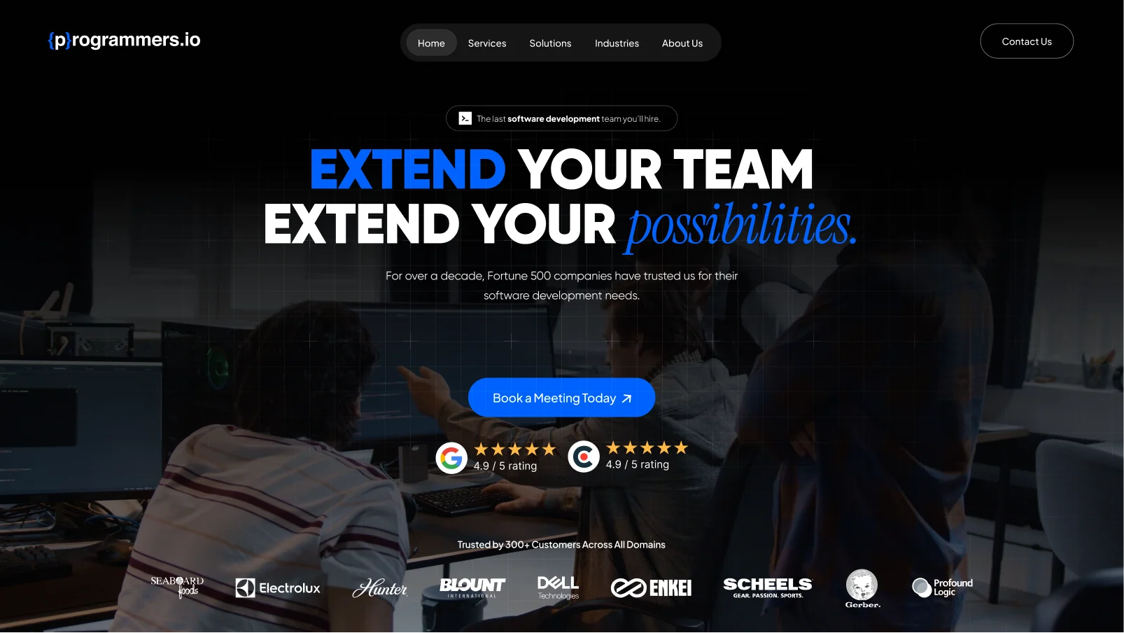 Programmers.io — Web design
